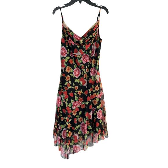 Charlotte Russe Floral Dress Size Large NWT Y2K - Picture 3 of 6